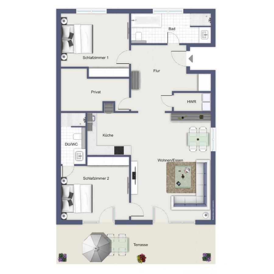 Haus Am Wald Wohnung Sommer 비텐베크 외부 사진